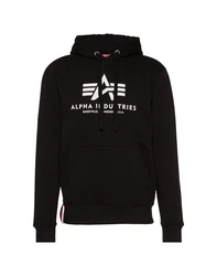 ALPHA INDUSTRIES Sweatshirt rot/schwarz/weiß