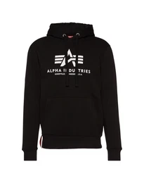 Hoody ''''Basic Hoody'''' schwarz / weiß