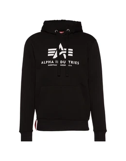 ALPHA INDUSTRIES Sweatshirt rot/schwarz/weiß