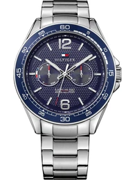 Multifunktionsuhr silber / navy