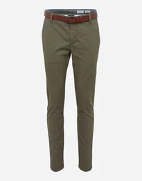 Chino 'STR BELT' oliv
