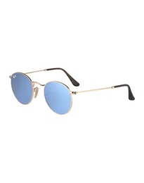 Ray-Ban Sonnenbrille Round hellblau / gold