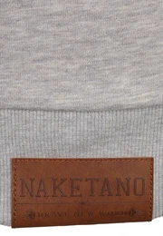 Naketano Male Hoody Tessarect V braun / graumeliert