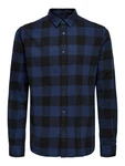 Only & Sons Hemd Gudmund enzian/schwarz