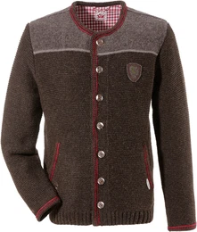 Trachtenstrickjacke braun