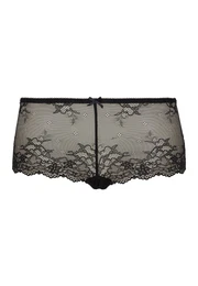 Kalhotky 'DAILY LACE' černá / průhledná