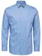 SELECTED HOMME Langarmhemd blau