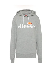 ELLESSE Mikina 'Torices' šedý melír / oranžová / světle červená / bílá