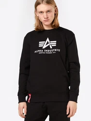 ALPHA INDUSTRIES Sweatshirt schwarz/weiß