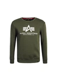 ALPHA INDUSTRIES Sweatshirt Dunkelgrün/khaki/wei