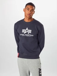 ALPHA INDUSTRIES Sweatshirt marine/rot/weiß