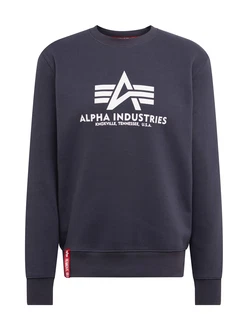ALPHA INDUSTRIES Sweatshirt marine/rot/weiß