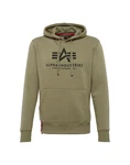 ALPHA INDUSTRIES Sweatshirt oliv/schwarz