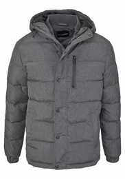 Steppjacke graumeliert