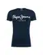 Pepe Jeans T-Shirt nachtblau / weiß