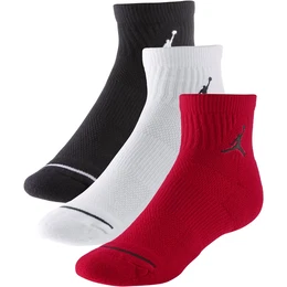 Sportsocken ''''Quarter'''' rot / schwarz / wei