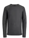 JACK & JONES Pullover JCOWIND dunkelgrau