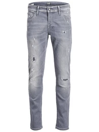 JACK & JONES Slim Fit Jeans GLENN ORIGINAL GE 178 grau