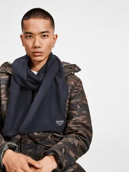 JACK & JONES Schal JACDNA marine/weiß