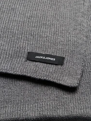 JACK & JONES Schal JACDNA dunkelgrau/schwarz/weiß