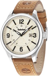TIMBERLAND Quarzuhr BLAKE, TBL14645JS.07 beige / braun / schwarz / silber