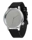 Komono Armbanduhr WINSTON MIRROR schwarz / silber
