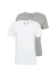 LEVIS T-Shirt SLIM 2 PACK V NECK TEE graumeliert / weiß