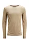 JACK & JONES Strickpullover Kaschmir camel / braun