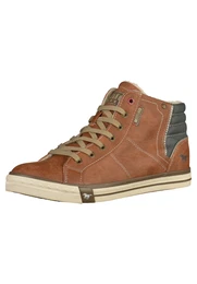 Sneaker blau / kastanienbraun