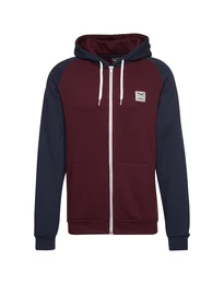 Iriedaily Sweatshirt De College blau / weinrot