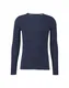 TOM TAILOR DENIM Pullover slub crewneck w.rolled edges dunkelblau