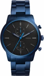 FOSSIL Chronograph TOWNSMAN, FS5345 dunkelblau / graumeliert / schwarz