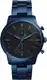 FOSSIL Chronograph TOWNSMAN, FS5345 dunkelblau / graumeliert / schwarz
