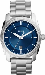 FOSSIL Uhr ''''MACHINE, FS5340'''' silber / weiß / blau