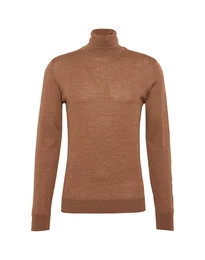 Tiger Of Sweden Rollkragen-Pullover Visavi braun