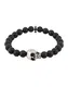 ROYAL-EGO Armband mit Totenkopf schwarz