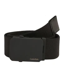 Calvin Klein Stoffgürtel mit Schnalle schwarz