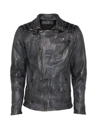 Lederjacke schwarz
