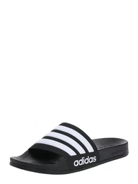 Badeschuh ''''Adilette'''' schwarz / weiß