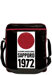 Tasche ''''Sapporo 1972'''' Olympische Winterspiele rot / schwarz / weiß