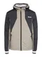 BENCH Übergangsjacke windbreaker grau / schwarz
