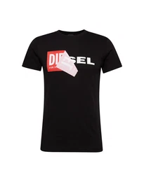 T-Shirt ''''T-DIEGO-QA'''' rot / schwarz / weiß