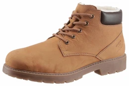 Schnürboots cognac / dunkelbraun