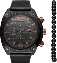 DIESEL Chronograph COMBO BOX, DZ4462 (Set, 2 tlg.) schwarz