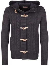 Petrol Industries Strickjacke anthrazit