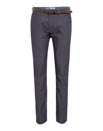 TOM TAILOR Chino Travis Casual w/ belt navy
