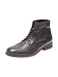 SELECTED HOMME Derbe Lederstiefel schwarz