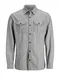 JACK & JONES Langarmhemd graumeliert