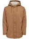 Only & Sons Einfarbiger Parka braun