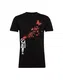 Mister Tee Shirt ''''Banksy'''' rot / schwarz / weiß